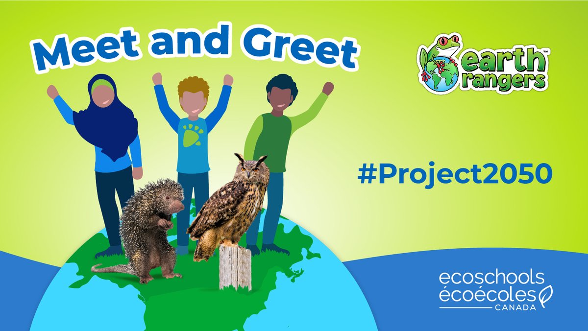 Contributing to Canada's climate goals benefits both people and animals. Meet some of the animals that will benefit from your environmental actions courtesy of our friends <a href="/EarthRangers/">Earth Rangers/Éco Héros 🐸🌎</a> Check out ecoschools.ca/project2050 to learn how. #Project2050