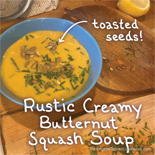 TtTCookbook's tweet photo. Butternut squash is naturally creamy and so great in soup! Learn to easily make a delicious creamy soup from any basic ingredient and 1 pot at our FREE zoom class, Wed, 2/23, 6pm. Register: https://t.co/hYCuClw9ll. #fastfood #lowcarbon #vegan #vegetarian #healthyfood 
@CCEUlster https://t.co/FLTIbwYOHj