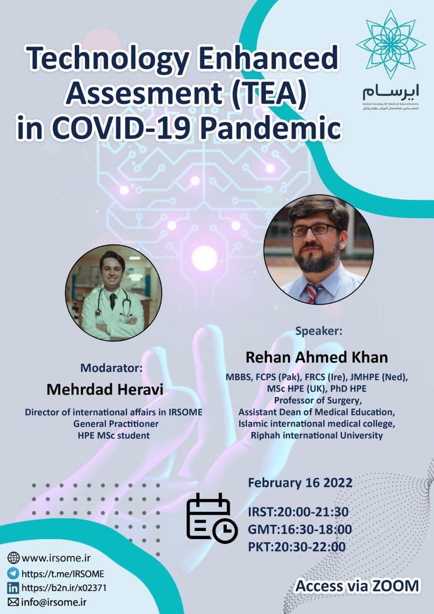 IRSOME1400's tweet photo. We will start in 30 minutes...

https://t.co/w1zyxtjXOI

#MedEd #MedTwitter #MedStudentTwitter #techtwitter #AI #technology #assessment #COVID19 https://t.co/J7i81dyIxu