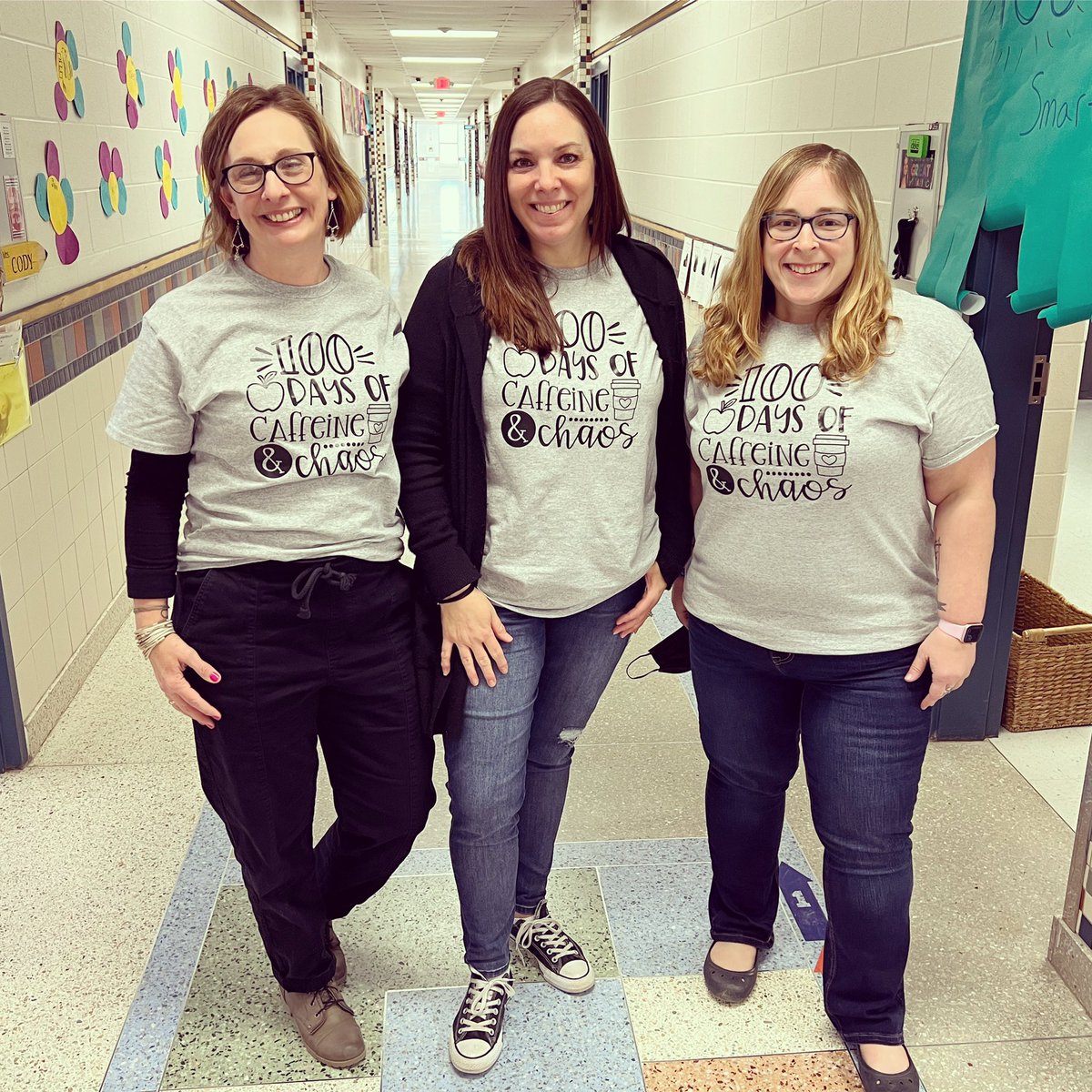 Skfarr1's tweet photo. We’ve survived 100 days so far 😅@MissBusbyMES @juliebellomo1 https://t.co/Or6ZZrVzTe