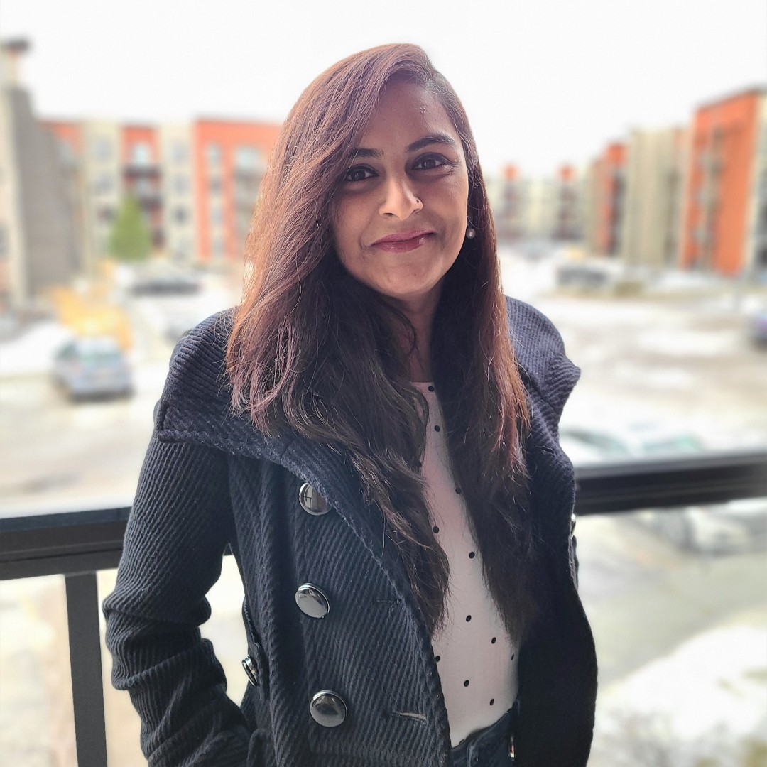 UAlbertaNursing's tweet photo. "The AbSPORU Graduate Studentship in Patient Oriented Research Award allows me to focus on developing supportive non-pharmacological interventions to prevent post-traumatic stress, anxiety and depression among Post ICU survivors."—#UAlbertaNursing Phd Student Shaista Meghani https://t.co/71d61do4ET