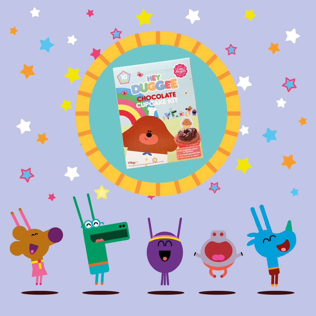 Looking for some half term activities to do with your little ones? Try our Hey Duggee Cupcake Kit!

It's super easy to bake, tastes great &amp; is a fun activity to do with the whole family! 🧁 - cake-angels.co.uk/kids-baking-ki…

#parents #cupcakekit #heyduggee #duggee #cupcakes #kidsbaking