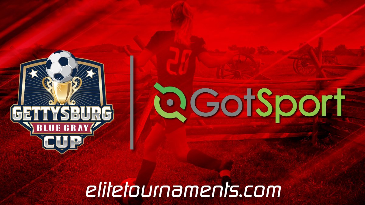elitetour's tweet photo. 💥The Gettysburg #BlueGrayCup application is transitioning to GotSport! Apply here: https://t.co/iZUN8pLzhd https://t.co/UnjFp0Mito