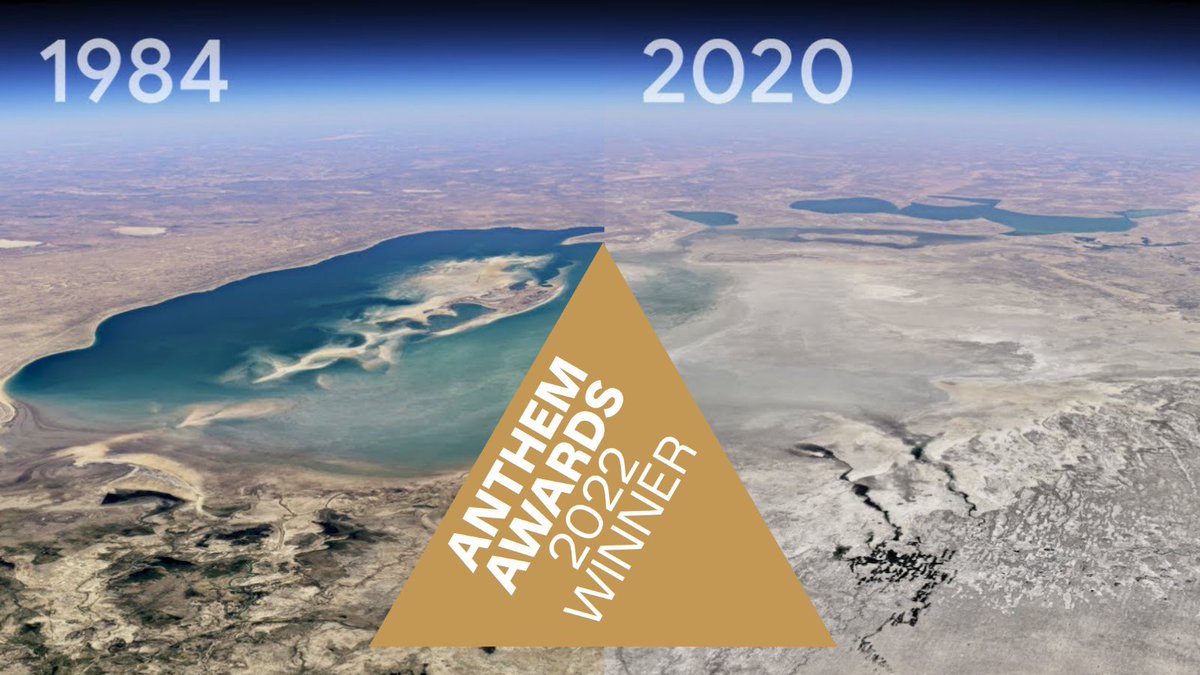 Our project "timelapse" for <a href="/googleearth/">Google Earth</a> has been honored as a gold medal winner in two categories at the <a href="/anthemawards/">anthemawards</a> 🥇🙌 The awards remark best in class examples of the work leading the way in the Impact Industry. We are thrilled to be among them! go.ubilabs.co/34VzSl3