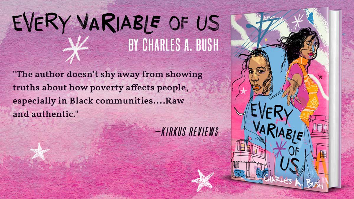 CharlesBush10's tweet photo. Blurb #5 from Kirkus has arrived 🤩 We’re less than 2 weeks from publication. I can’t wait for everyone to read the novel and meet Alexis, Aamani, &amp; the rest of the STEM team! (Pre-order Link in bio 🔥🔥) #everyvariableofus #books #22debuts #newbook #LGBTQ #AuthorsOfTwitter https://t.co/aBbCLYAqXQ