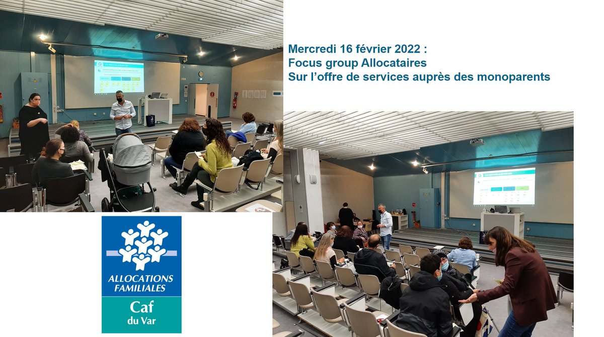 CafduVar's tweet photo. 👩‍👦La construction de nos services se fait avec nos allocataires : 10 parents "solo" ont partagé, lors d'un focus group aujourd'hui, leurs besoins pour une offre adaptée. Une action complétée d'une enquête quantitative et d'ateliers avec nos partenaires et experts métiers. https://t.co/dEffRFXLdP