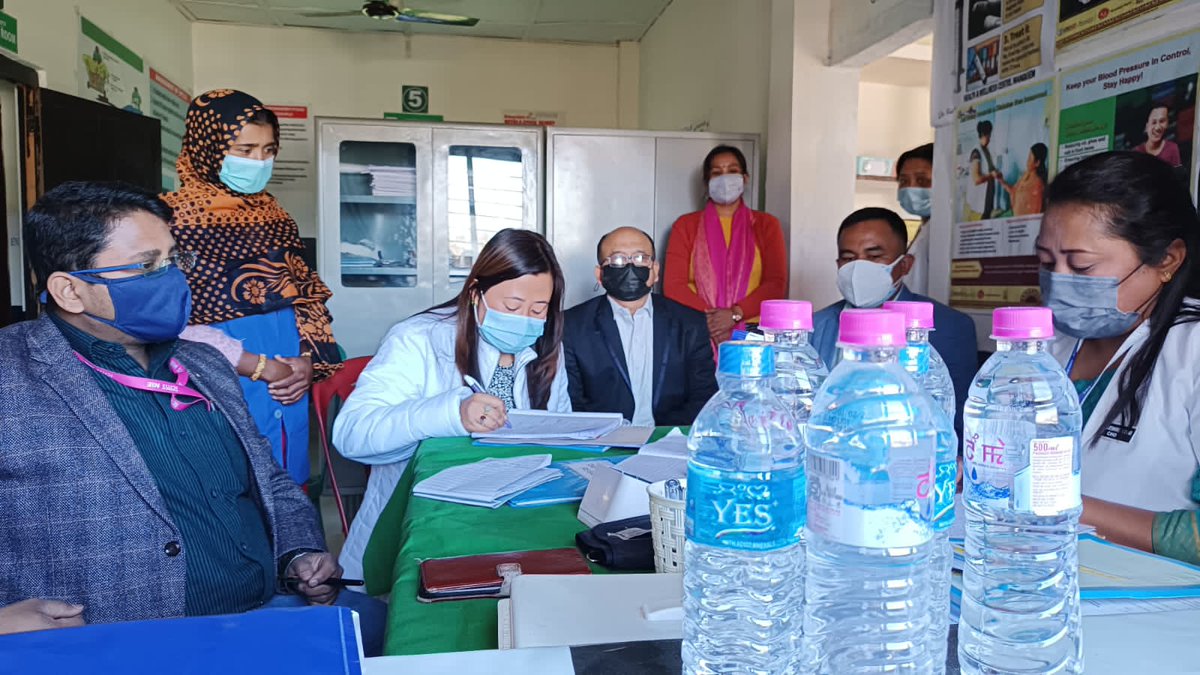 DeviKunjeshwori's tweet photo. Visit from ICMR NIE team, Sir Y. Premchandra SNO NCD cell, ma'am Dr. Tilekeshwori SNO palliative care, district NCD Team Thoubal at HWC-Wangkhem, Thoubal district, Manipur.
@health_manipur @USAID_NISHTHA @mono_ng @AyushmanHWCs @Vumlunmang @NhmManipur https://t.co/ngaiNf0IRz