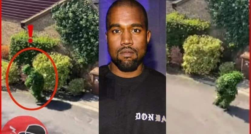 homie_straight's tweet photo. Police called Kim K this morning to warn her that Kanye West was disguised as a bush in front of her home. 😳 https://t.co/vr7ixXcBja