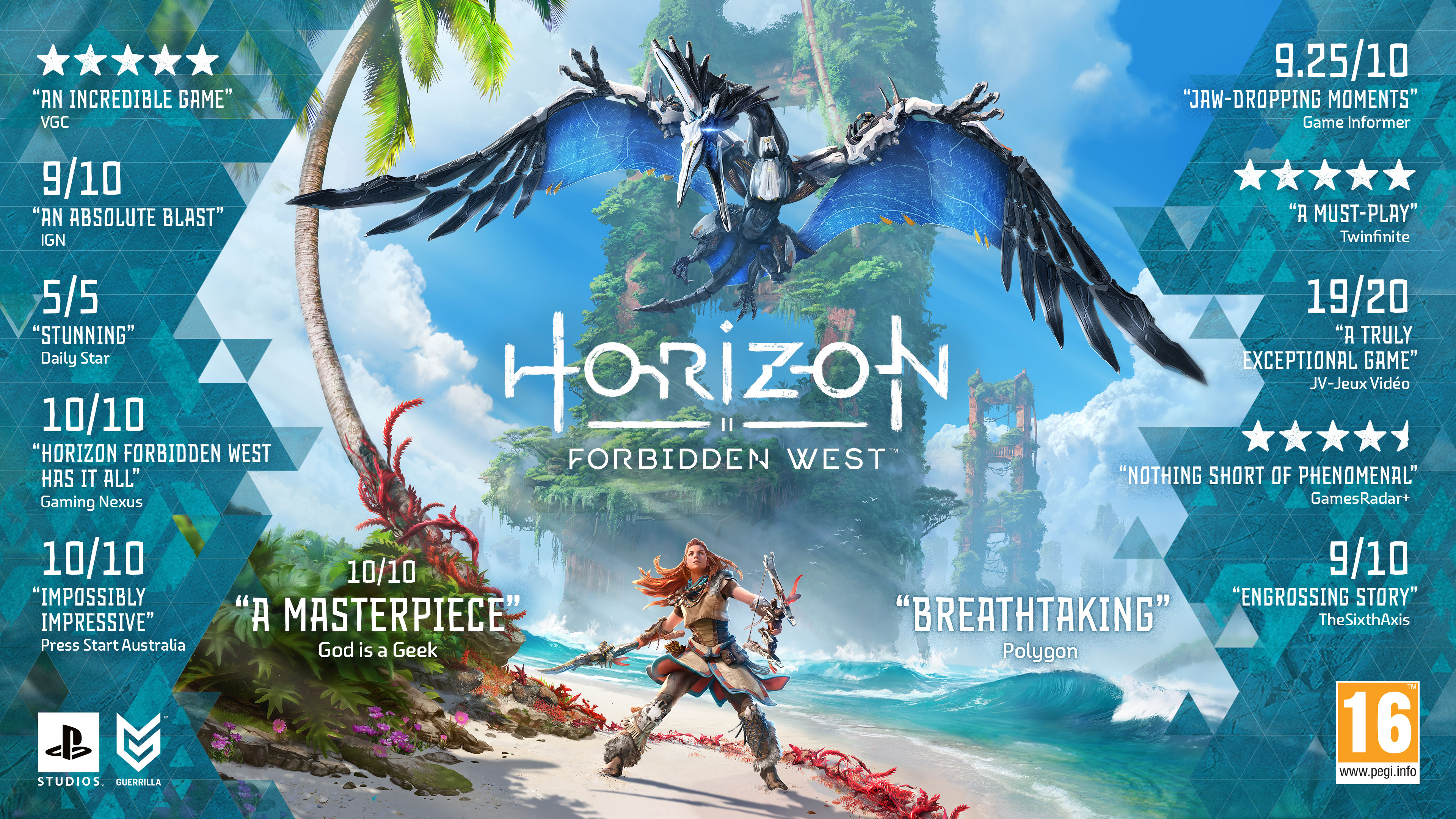 Horizon Forbidden West image and accolades