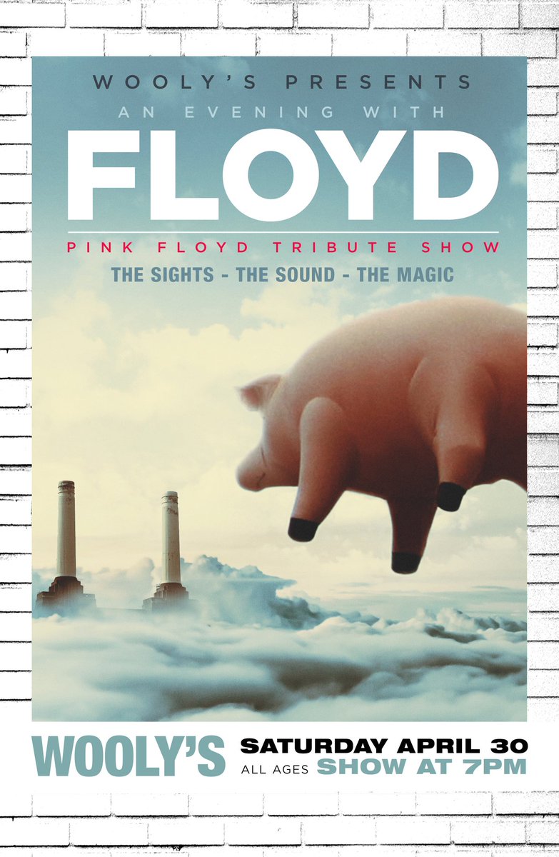 FloydOmaha's tweet photo. Floyd returns to Des Moines with their All Ages Pink Floyd Extravaganza at Wooly's April 30th! If you purchased tickets for the January 15th show they will be accepted for this show. 
https://t.co/lb4xUX7oMv https://t.co/Ho8iYfPl1d