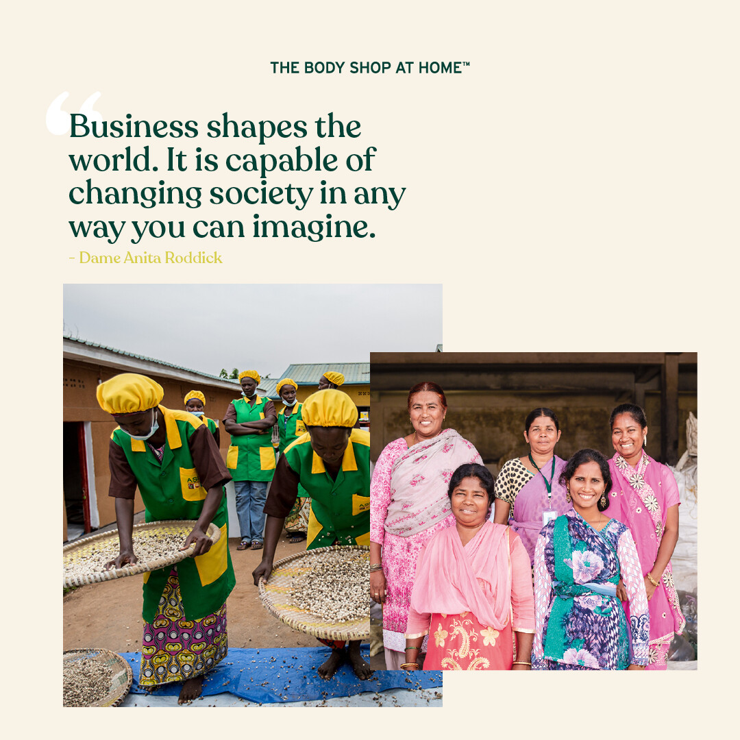 We are always striving to empower people and the earth. All workers in the supply chain should be free from exploitation and discrimination and enjoy conditions of equity, freedom and security.

#CommunityFairTrade #CommunityTradePlastic #CrueltyFree