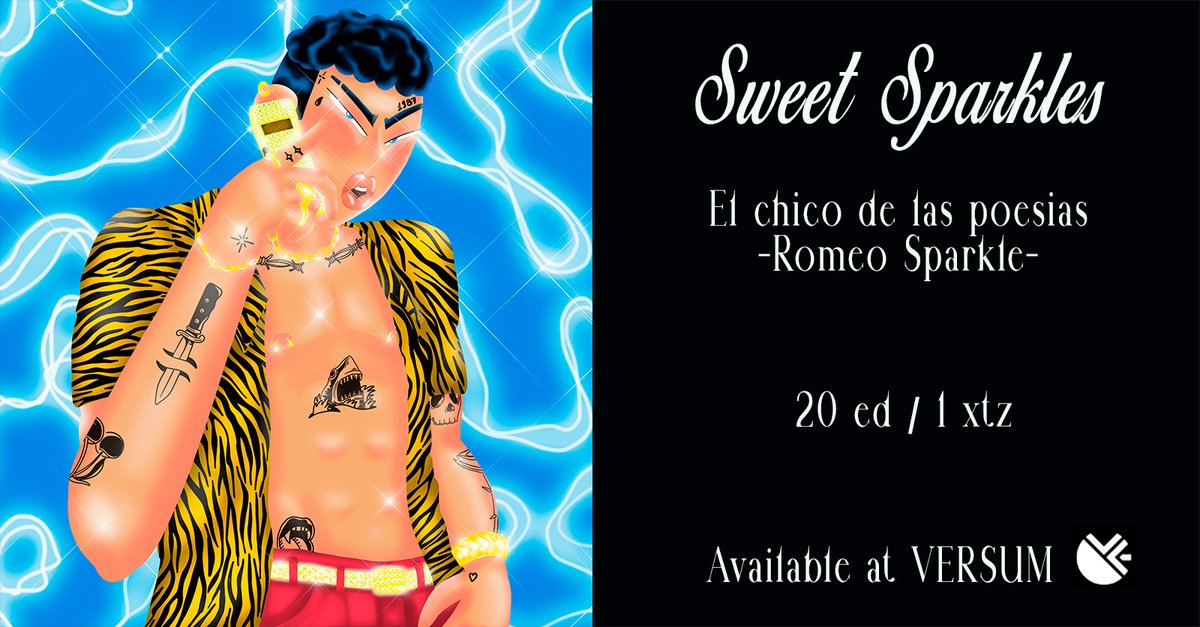 The Sweet Sparkles clan is back babe!
Tu Romeo, mami.

✨ versum.xyz/token/versum/1… ✨
<a href="/versumofficial/">Versum</a>  #versumofficial #CleanNFTs #tezoscommunity