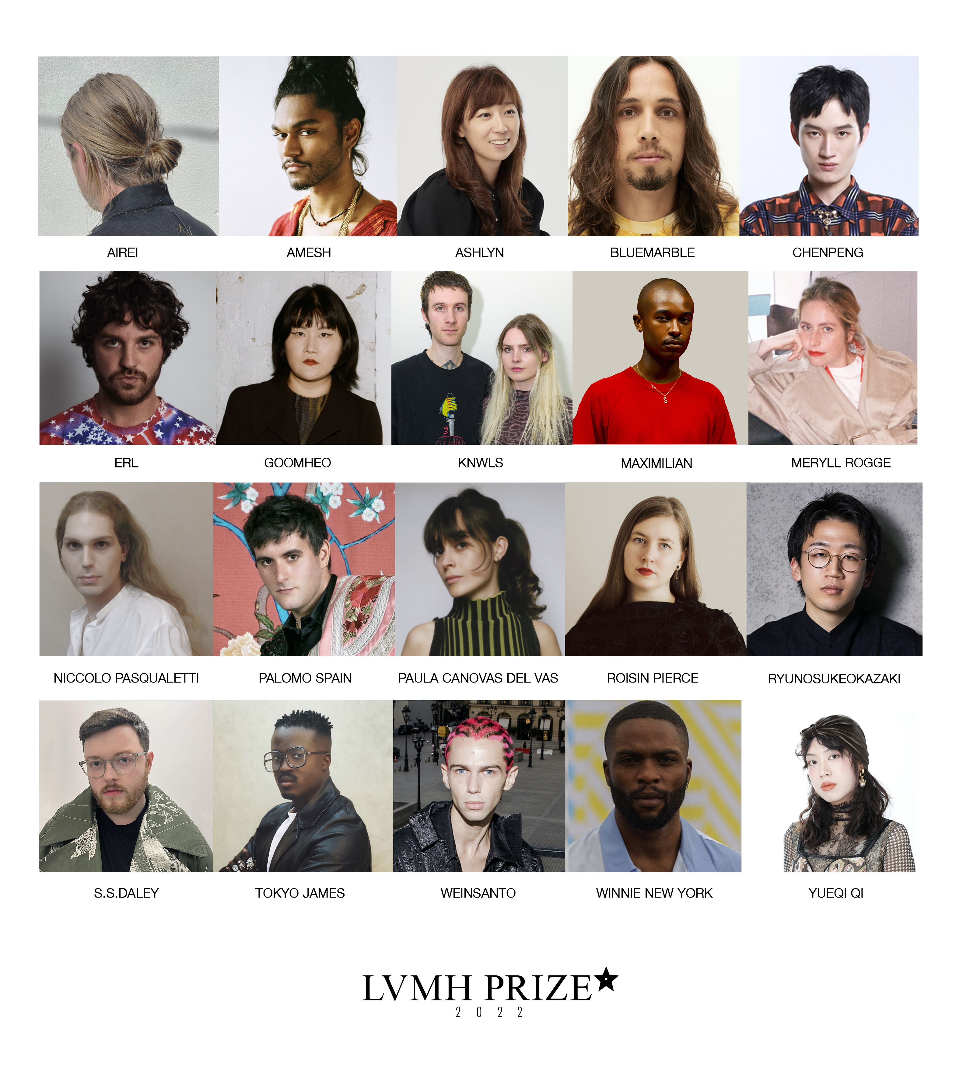 LVMH on X: The LVMH Prize announced the selection of 20 young designers.  They will present their collections at a showroom in Paris and on   where experts and the general public