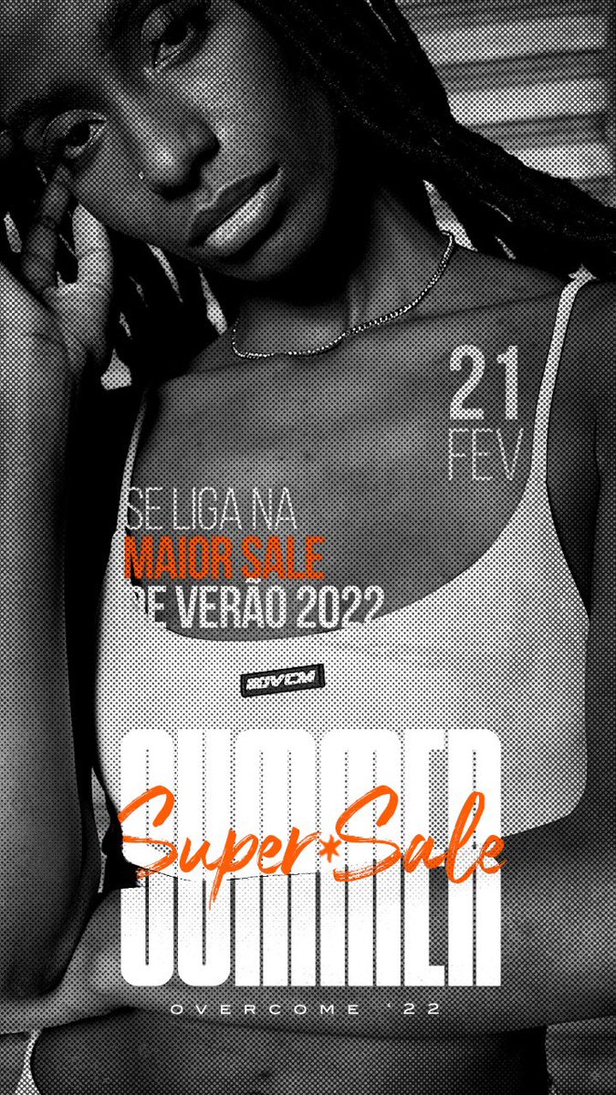 Estamos em contagem progressiva para o MAIOR SALE DE VERÃO 2022 Overcome 👀🚀🤩 

Fiquem ligados para mais novidades 😎🥳
