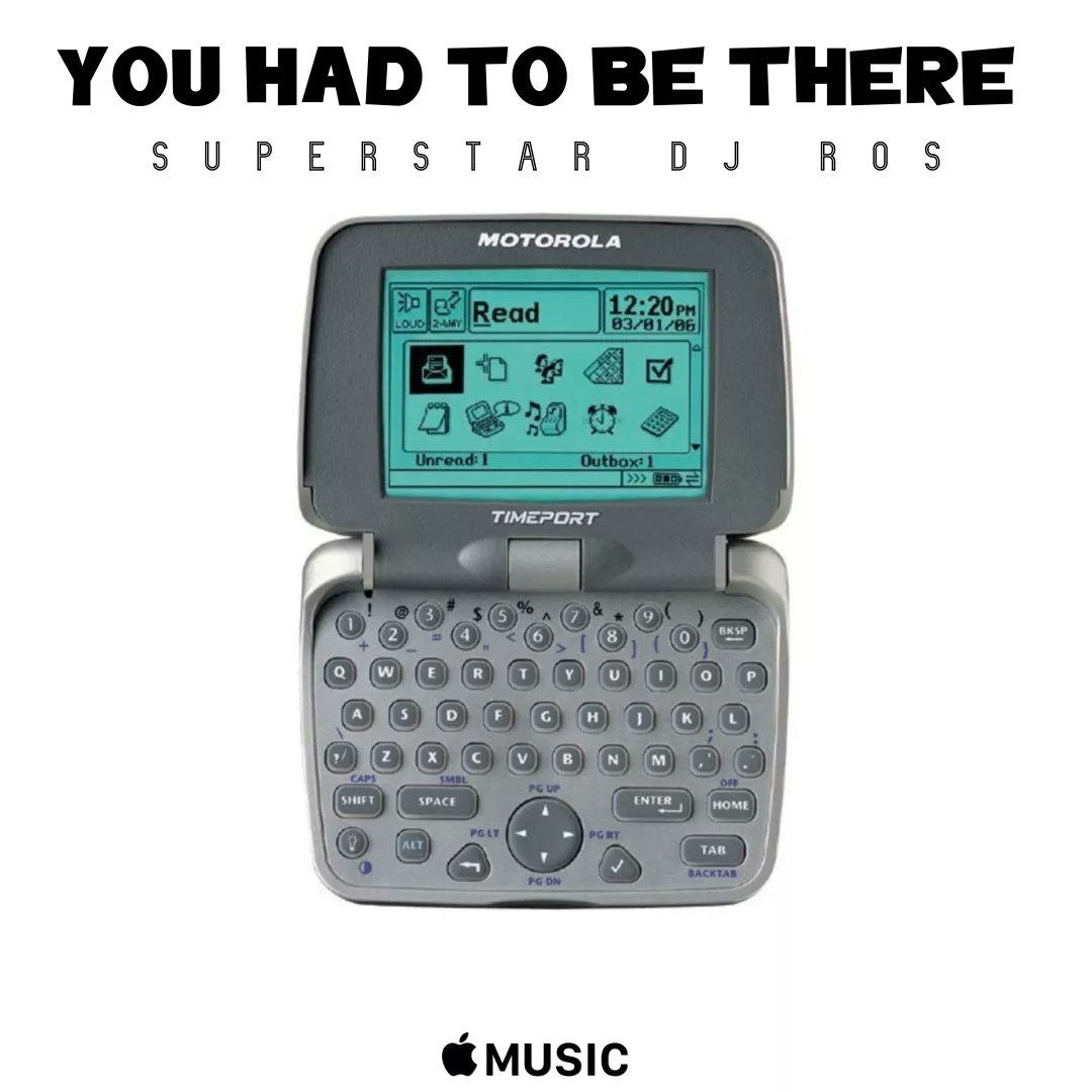 New Playlist Out On <a href="/AppleMusic/">Apple Music</a> Today!

"You Had To Be There" by Superstar DJ ROS 

Follow @ playlistsbyros for all the vibes!
