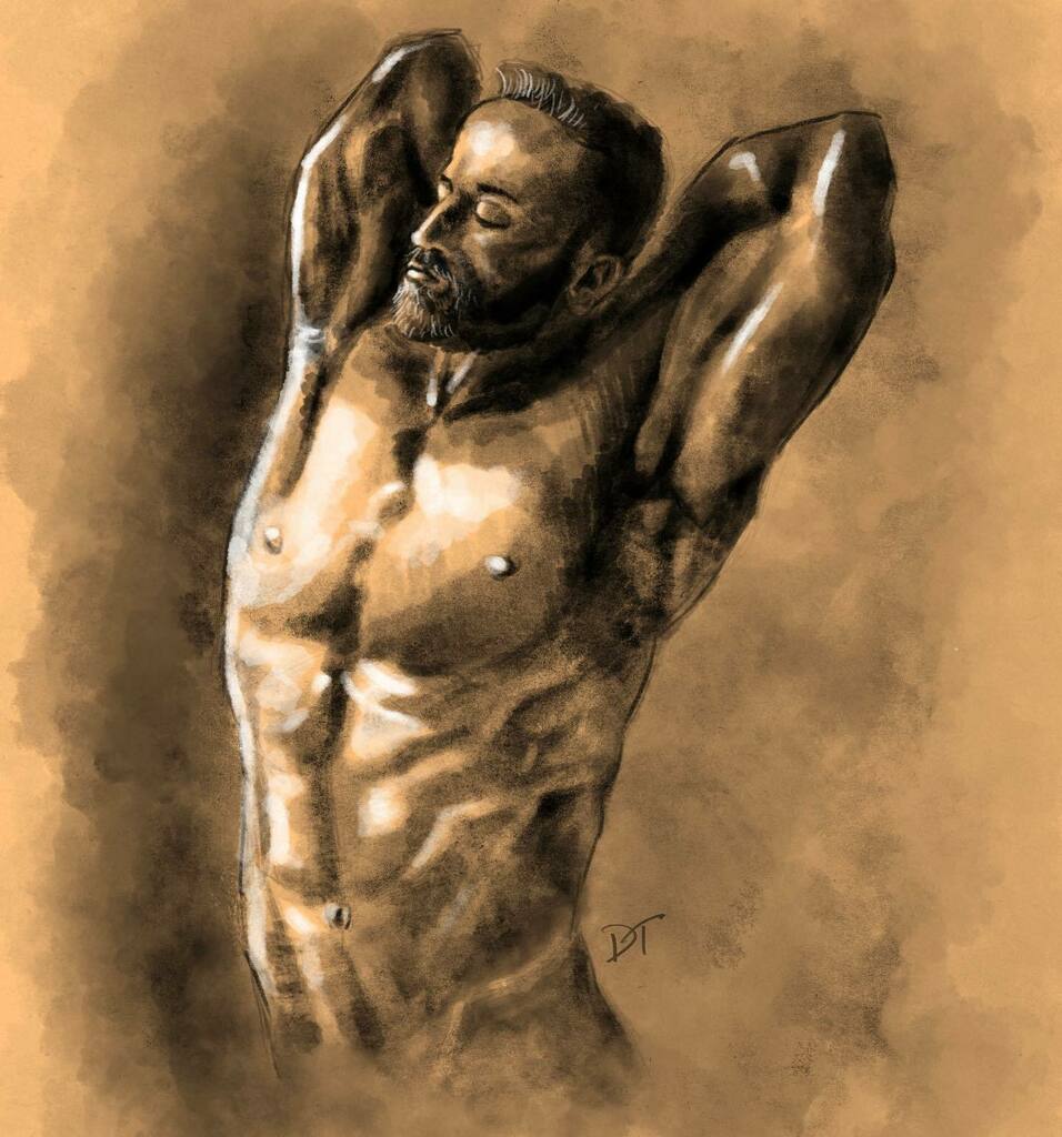 dontwineart's tweet photo. Digital pencil and watercolor. Special thanks to @lucasartmodel for the reference photography!
.
.
.
#gayart #gayartist #gaybear #gaybearart #art #digitalart #nudeart  #nudemaledrawing  #nudemaleart #digitalpainting #digitalpaint #digital_painting #digit… https://t.co/5ZuQLG7URy https://t.co/bfMRqXPdq7