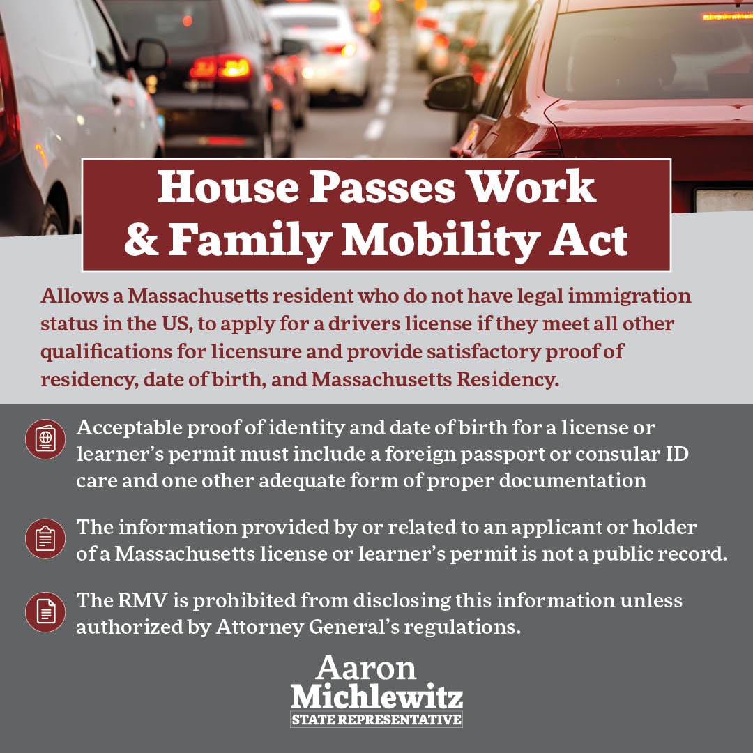 Massachusetts Passes The Work and Family Mobility Act