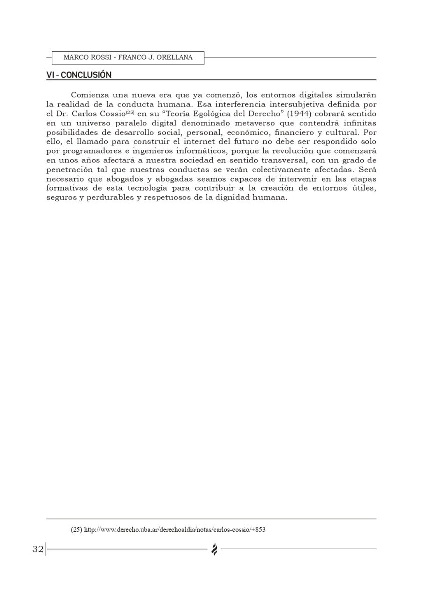 marquitorossi's tweet photo. Muy contento por una nueva publicación de un artículo que escribí con @orellana_franco para la revista de Derecho Procesal de @erreius. ¿Meta qué? El Internet del futuro y el nuevo ejercicio de la abogacía"🚀 https://t.co/7dFdI0Ivix