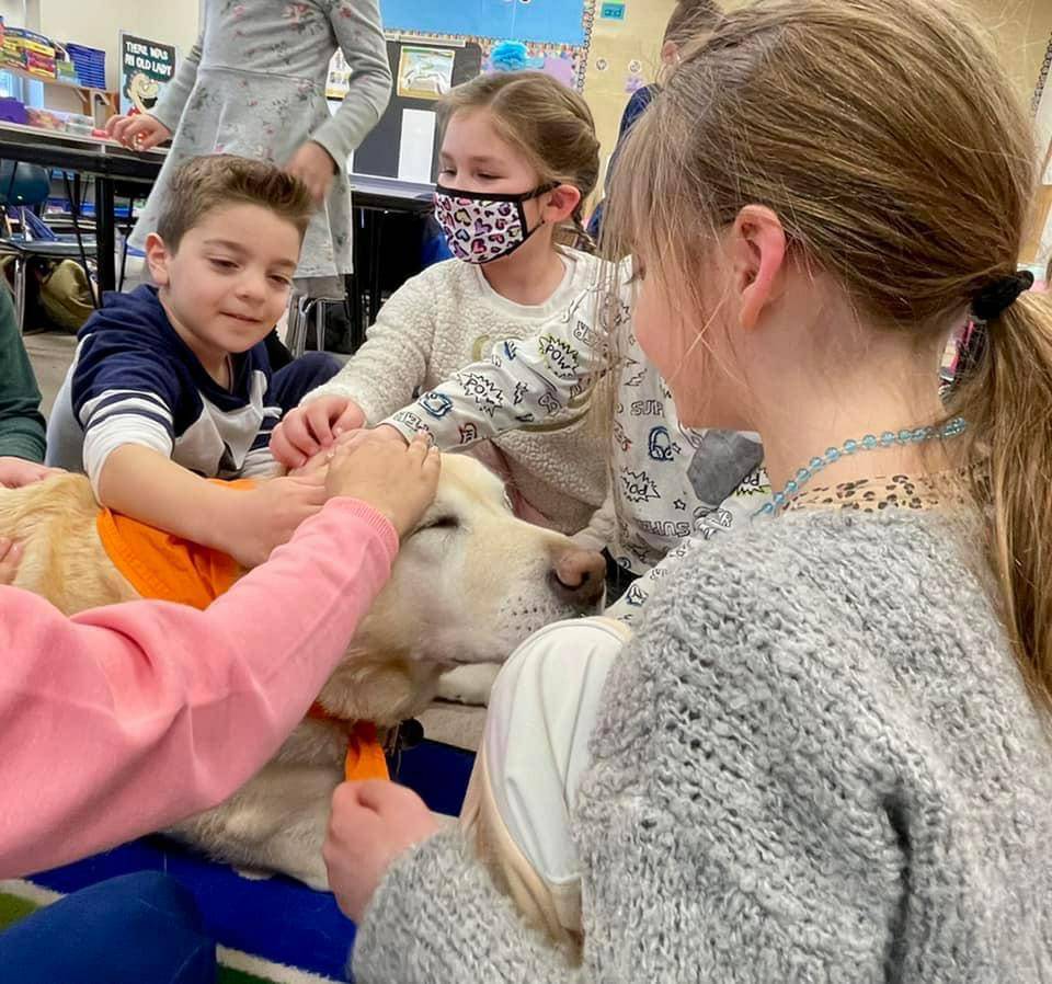 Roxy Therapy Dogs (@roxytherapydogs) on Twitter photo It's always a great day when you get to read to and pet Boomer. 🙌🏼 <a href="/CBColdSpringES/">CS Elementary</a> <a href="/CBSDSchools/">Central Bucks SD</a> It's always a great day when you get to read to and pet Boomer. 🙌🏼 <a href="/CBColdSpringES/">CS Elementary</a> <a href="/CBSDSchools/">Central Bucks SD</a>