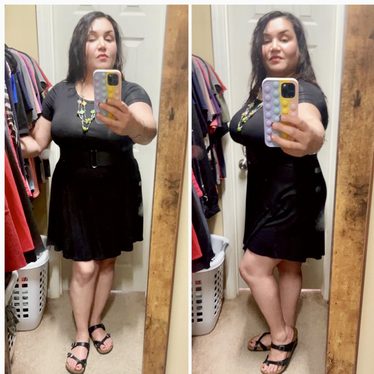 elizabethnhayes's tweet photo. Iβm wearing 3 things I typically avoid: flouncy dresses, a belt, and a crew neckline β but Papi swears itβs all cute on meπ§ #OutOfMyComfortZone #Spring2022Fashion #midsizestyle #midsizefashion #PapisPicks #professorstyle #lookdujour #tenueoftheday https://t.co/ikPKkDoawA