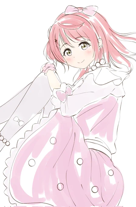 虹ヶ咲の1話を見直したら、描きたくなったので😊 