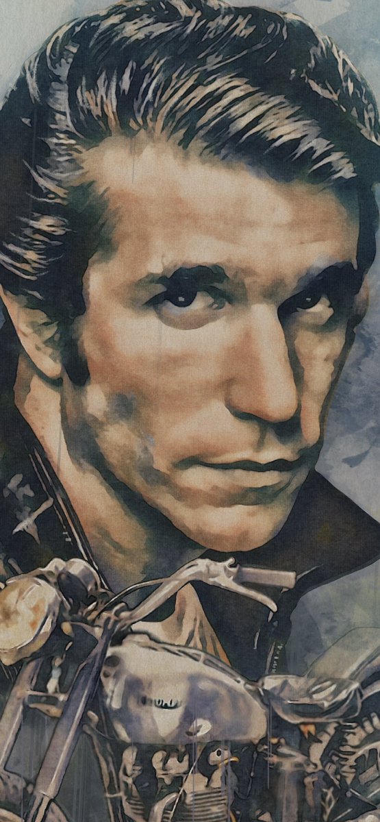 WidowmakersArt's tweet photo. ‘Arthur’s TR5’
Having some fun again with some film and TV icon inspired motorcycles.The latest digital illustration using adobe fresco for Widow Makers motorcycle art and culture - Website now live…Please share!

#widowmakers, #motorcycleart, #thefonz, #happydays https://t.co/zv5ckcn6uC