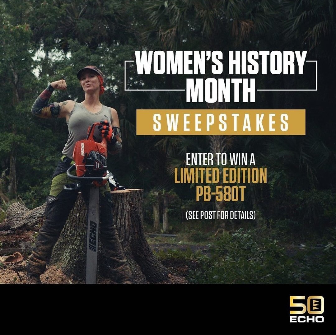 jarlandscaping's tweet photo. We just submitted our entry! 🌱
If you're a woman who uses @ECHO_USA , submit a picture of yourself and your ECHO equipment for the chance to win a Limited Edition PB-580T!⬇️
https://t.co/rf0zkhnCnv #ECHOMeansBusiness #UAG2022 #UAGpro #womeninthegreenindustry #WomensHistoryMonth https://t.co/rRA7iGsASy