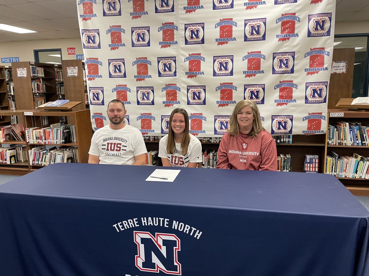 THNorthSports's tweet photo. Congratulations to Taylor Hoggatt, signed to play softball at IU Southeast! https://t.co/zc33meSjTl