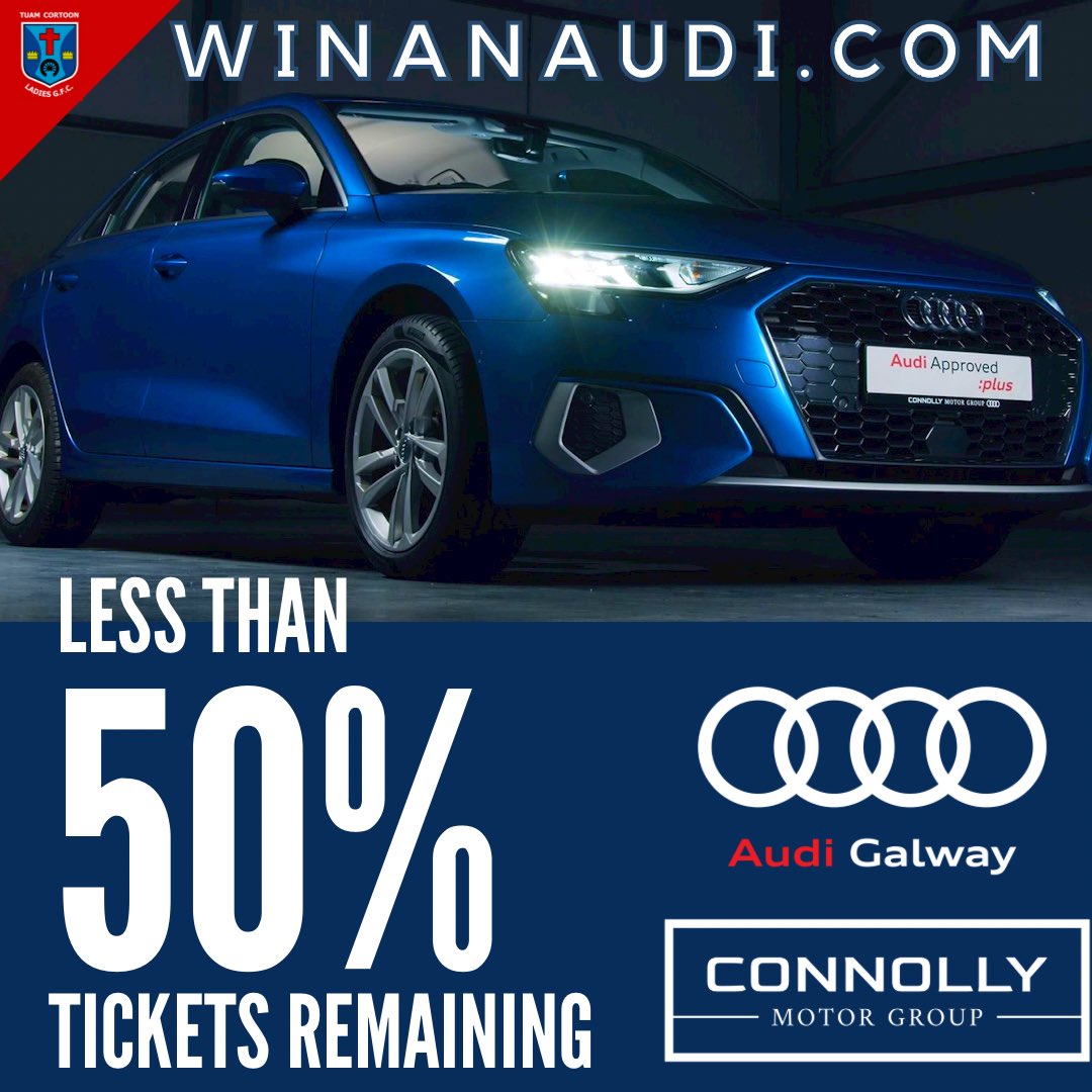 Less than 50% of our Ticket Limit remaining! As the clock ticks towards March 19th, the time to buy yours is now. 

➡️ winanaudi.com 

Next one is the big one! Make sure your name is in the draw. 

#pitchtopitchweroamhelpusfindourhome