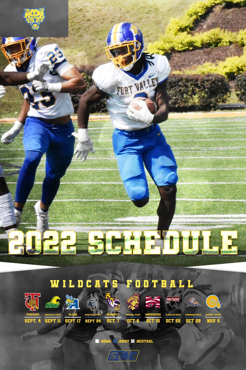FVSUATHLETICS's tweet photo. Let the 2022 Wildcats countdown begin! Only 199 days until opening night kick-off at the 2nd Annual Red Tails Classic, @FVSUFootball and new head coach @CoachShawnGibbs knows their docket and challenge ahead this fall! #ValleyTough https://t.co/xg8tBWFkcr