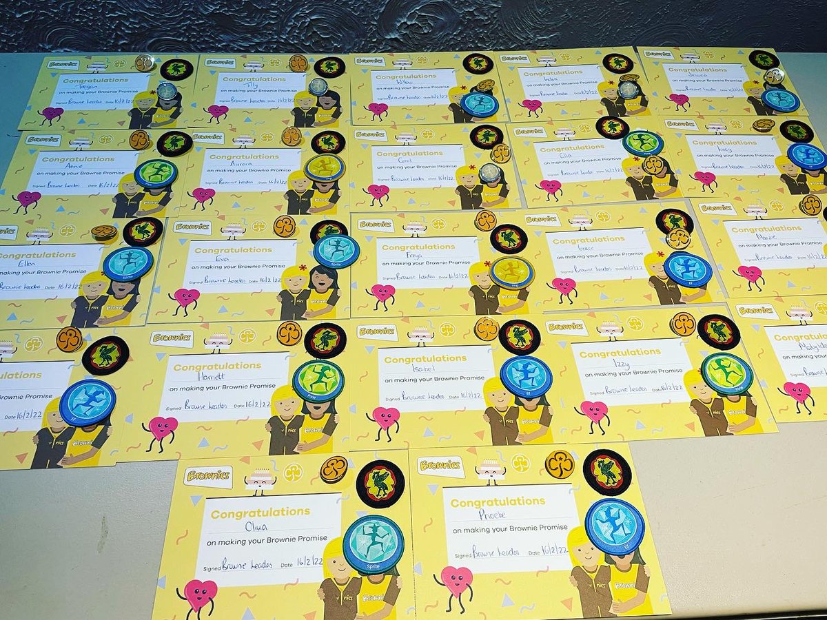 Well tonight we welcomed our parents back into the unit after 2 years and 22 Brownies made their Brownies Promise #enrolement #promise #oneproudbrownowl <a href="/MerseysideGG/">Girlguiding Merseyside</a> <a href="/Girlguiding_NWE/">Girlguiding North West England</a> @Chief_Guide <a href="/Girlguiding/">Girlguiding</a>