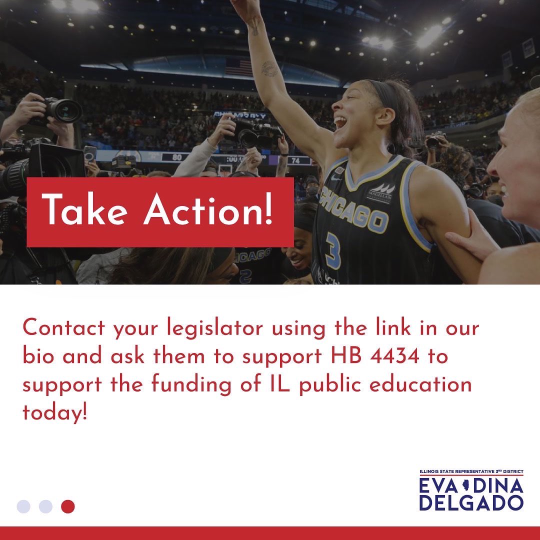 HB 4434 just passed committee! Meaning the @chicagosky and @chicagoredstars may soon be able to represent their team with new license plates that will raise money for Illinois public schools. 🏀📚⚽️ Contact your legislators to ask for their support: bit.ly/3gSVu49