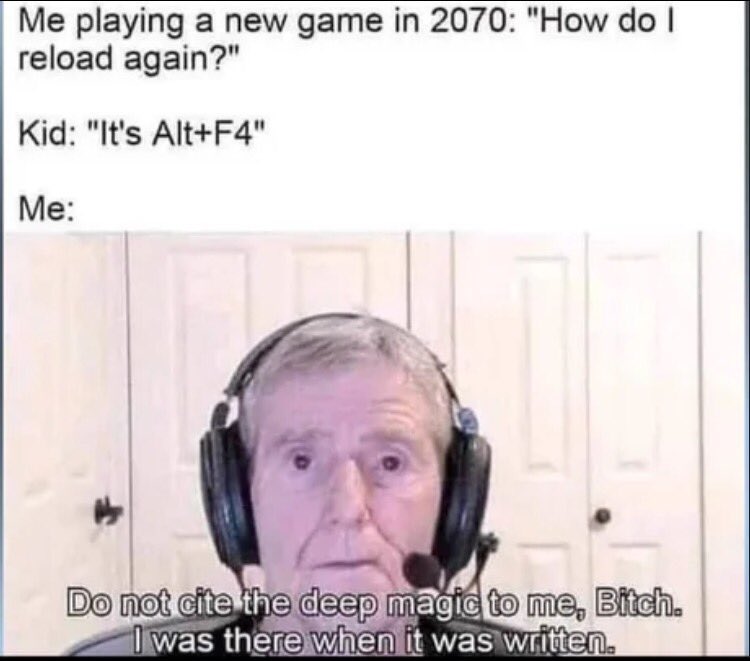 I think retirement homes in 2070 will all have permanent LANs going right?

#gaming #altf4 #PCGaming