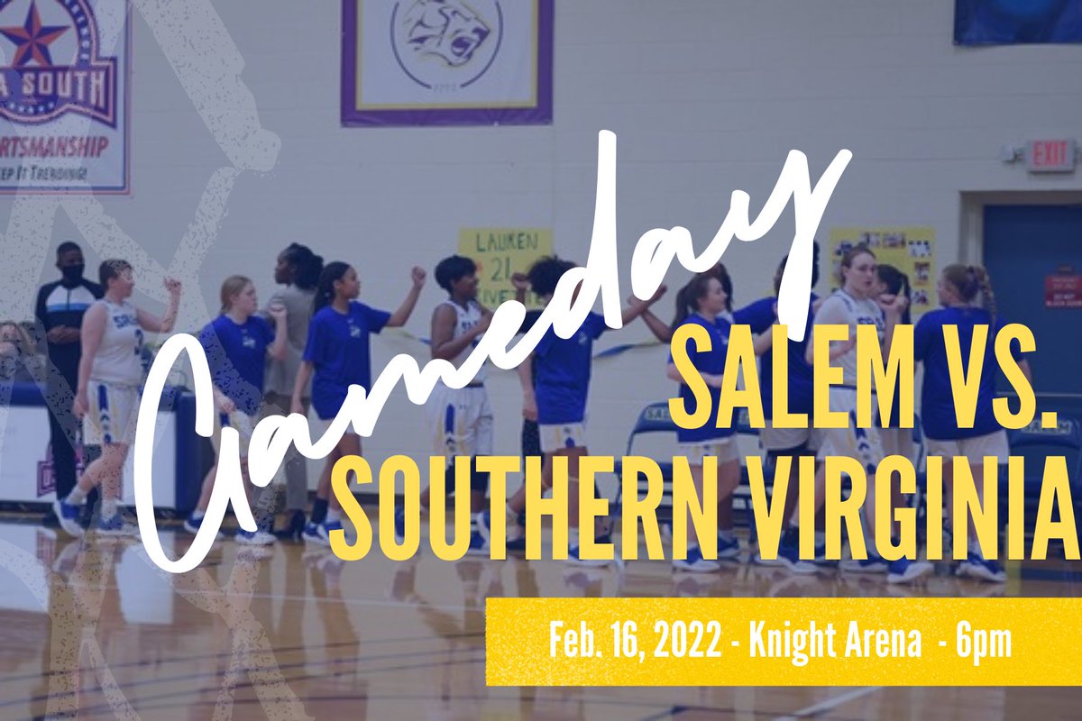 It’s GAMEDAY!! 🏀📣⁣
⁣
Tip off is at 6pm versus Southern Virginia University! Last game of the regular season! ⁣

⁣Be sure to tap into the live stream! 
⁣
 #SC #OneSpirit⁣