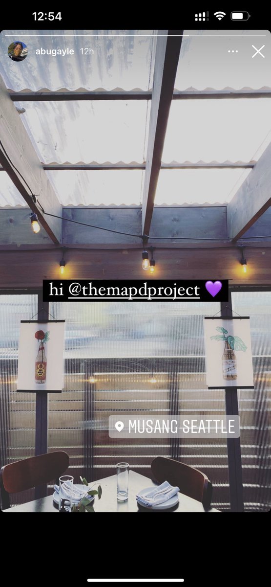 themapdproject's tweet image. words can’t describe to see our art on restaurants’ walls!!! this one was shot at Musang Seattle!