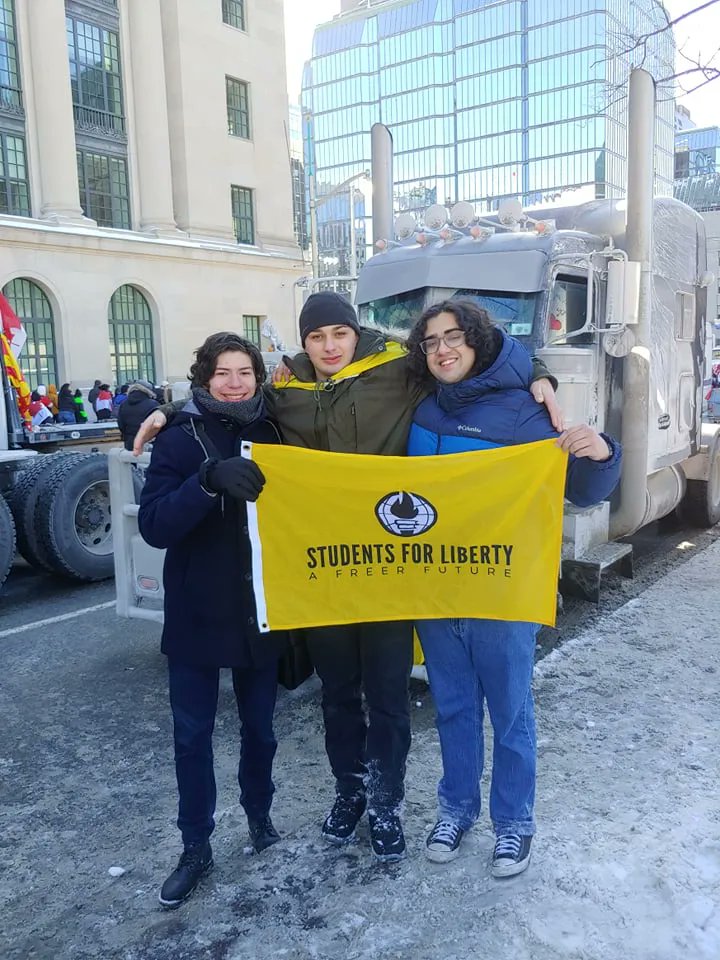 sfliberty's tweet photo. The situation in #Canada is a reminder that liberty is not certain and we must always be prepared to stand up and fight to protect it. We stand by our local coordinators in their fight for freedom. @SFLCanada #HonkForLiberty #FreeCanada https://t.co/O5sWwoDF9E