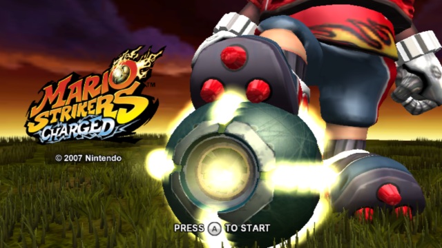 antdude92's tweet photo. "Alright, team. We need to figure out the title screen for Mario Strikers Charged. What should we do?"

"Mario's crotch." https://t.co/tAwQ0P7Q7F