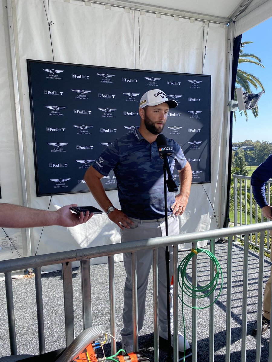 Daniel_Rapaport's tweet photo. World No. 1 Jon Rahm makes his stance on Saudi clear: “I’m pledging my fealty to the PGA Tour…I don’t do this for the money, which to me is the only appeal to go over there.”

Lot of young stars coming out in support of the tour this week. A united front. https://t.co/dDUiFX3QHt
