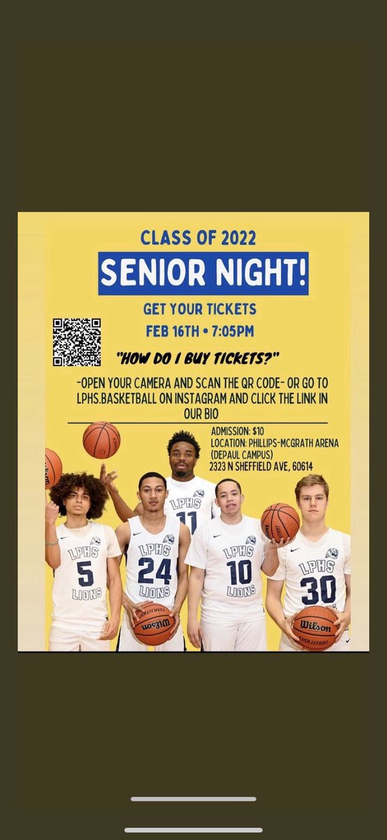 Tonight at 7PM!!!!  All LPHS alumni come and support our 2022 class!!!