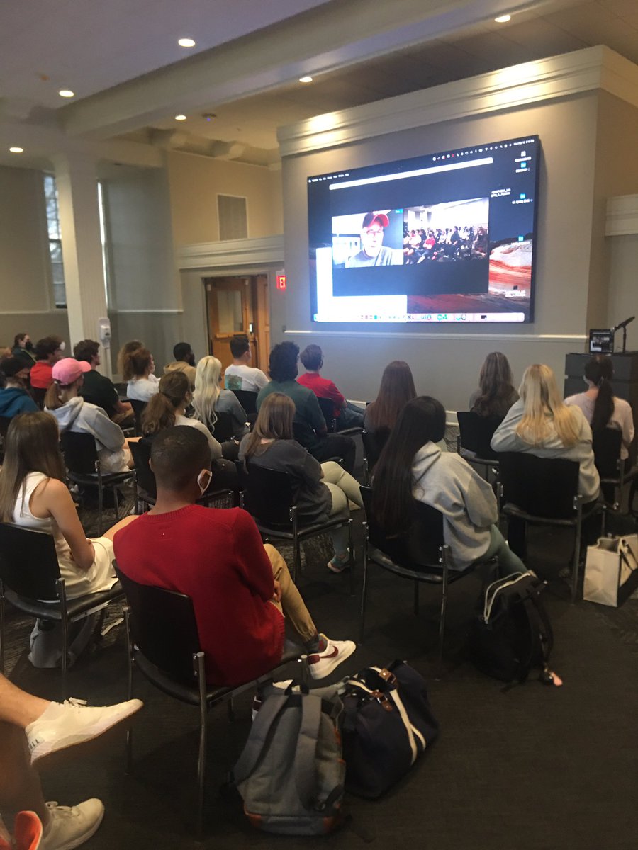 CreateGold's tweet photo. @UATwitch watching @LoyolaProject Great documentary, worth a watch! Thank you @PatrickCreadon for introducing and talking about the film. https://t.co/HwnXLKPbF8