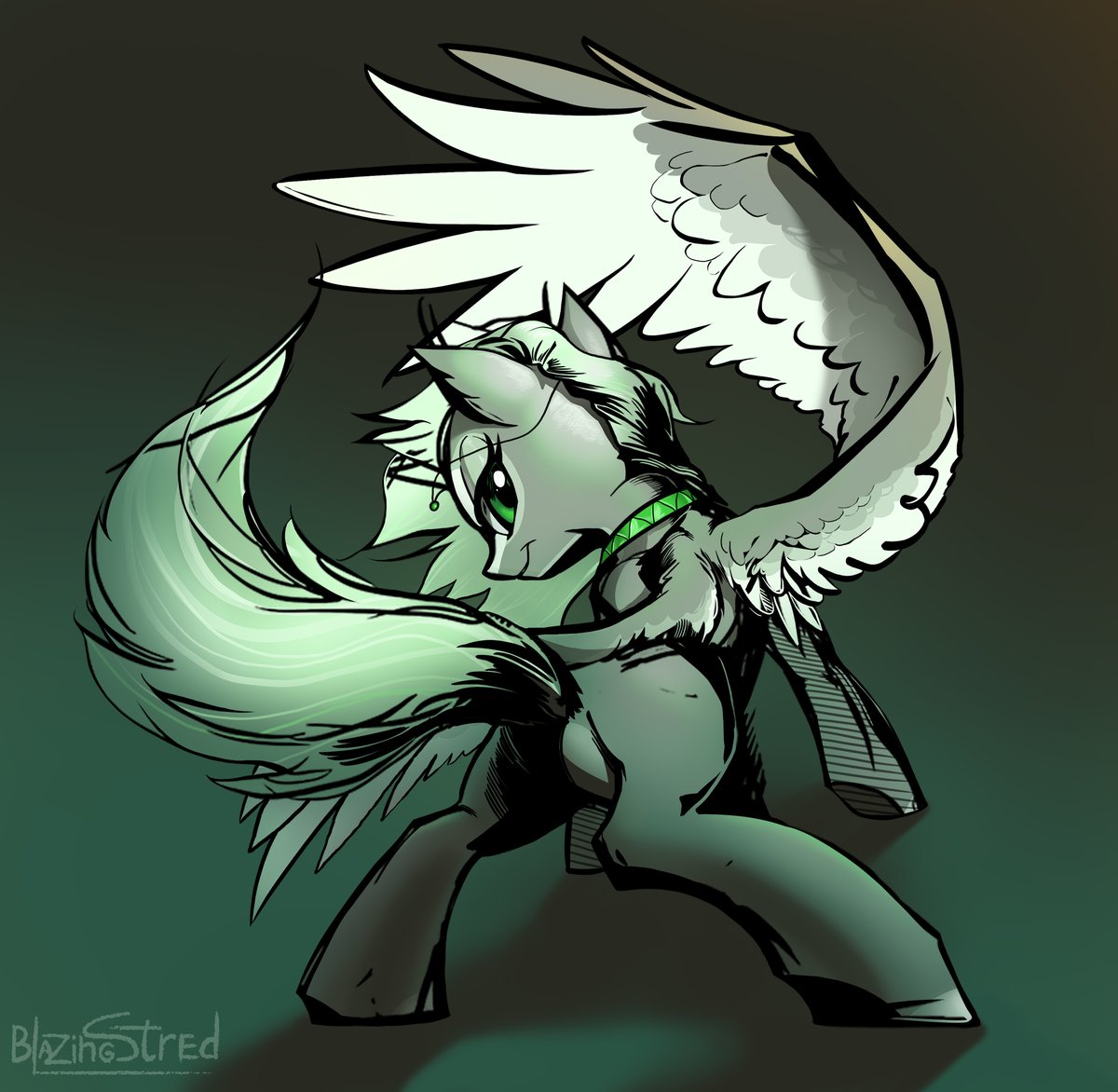 BlazingStred comic art tweet media