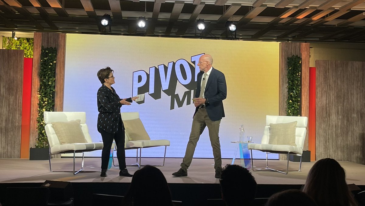 matthaggman's tweet photo. A big thank you to @karaswisher and @profgalloway for bringing such a thoughtful, intimate and engaging conference to Miami. The inaugural PivotMIA was great. Nothing fancy, just good conversation. https://t.co/fS6O9Kr20q