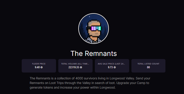 solaszz's tweet photo. If you ain't looting, you NGMI @RemnantsNFT https://t.co/SpjwEehHTB