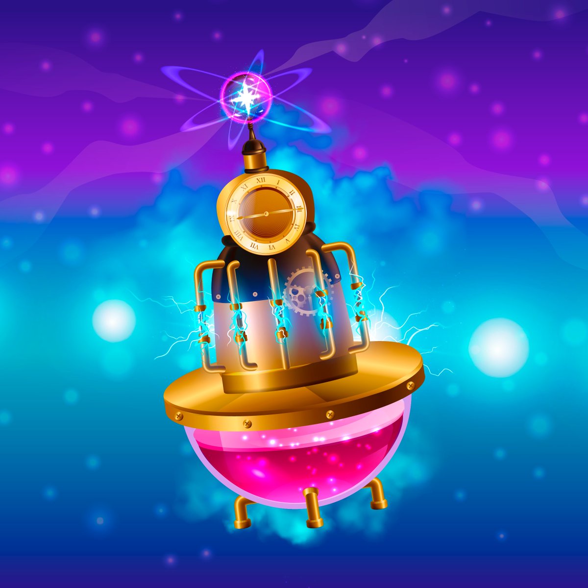 Alright, I am ready to do some time travelling with my <a href="/NFTCryptoChicks/">Crypto.Chicks</a> ⏳ Can't wait for the time machine to be ready. Who else is excited? 🤩