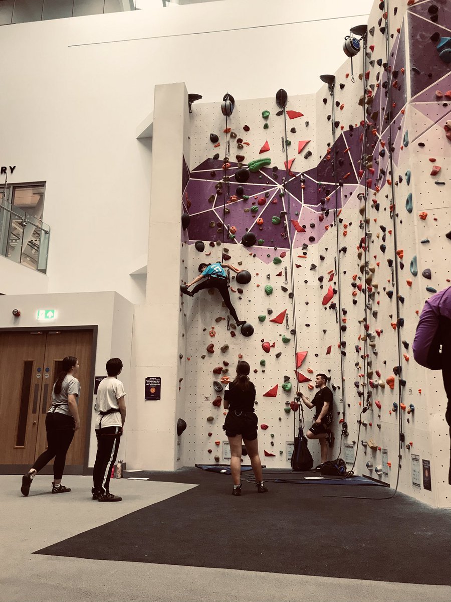 KS5 students enjoying some new and challenging heights today. All instructors and staff <a href="/warwicksport/">Warwick Sport</a> did a fantastic job, thank you. We’ll definitely be back next term! #BetterNeverStops