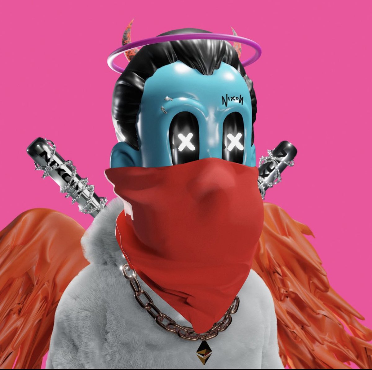 Jxckel_'s tweet photo. @crookznft #CROOKZNATION #crookznft #MASKEDUP #MASKUP https://t.co/5mRpXHxS8Z