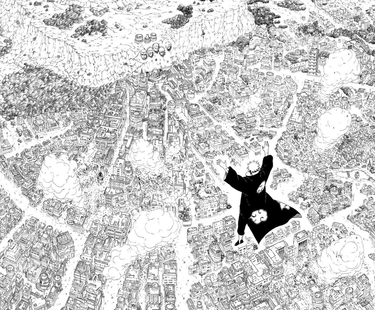 Naruto and Kishimoto are trending, so here's a reminder that this is one of the greatest manga panels of all time
