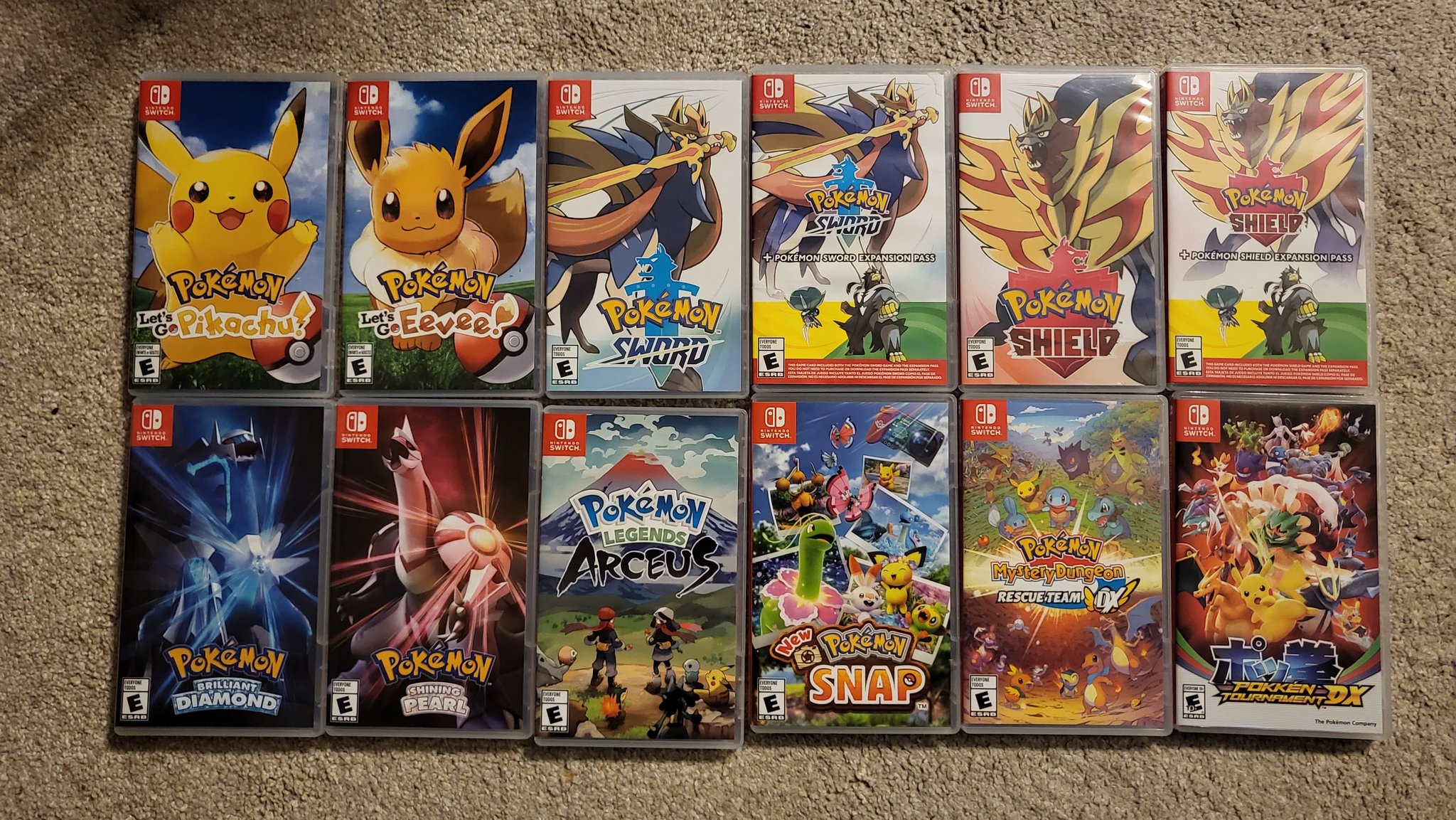What pokemon games are on on sale nintendo switch
