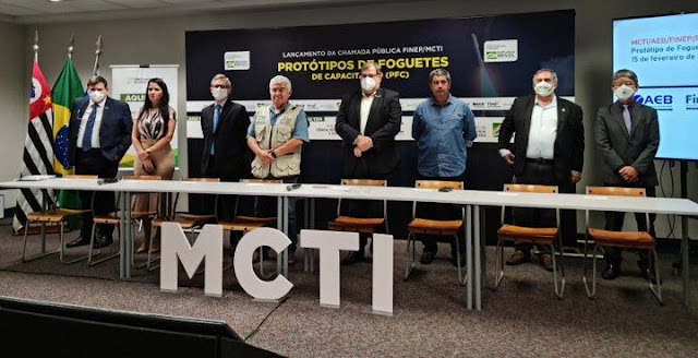 DefenseLrca's tweet photo. MCTI lança edital que destina R$ 8 milhões para o desenvolvimento de protótipo de foguete
#SIMDE #MCTI #AEB #PTSJC #edital #foguete #FINEP
https://t.co/XLQqHYTIuI https://t.co/TVM9PhPbkE