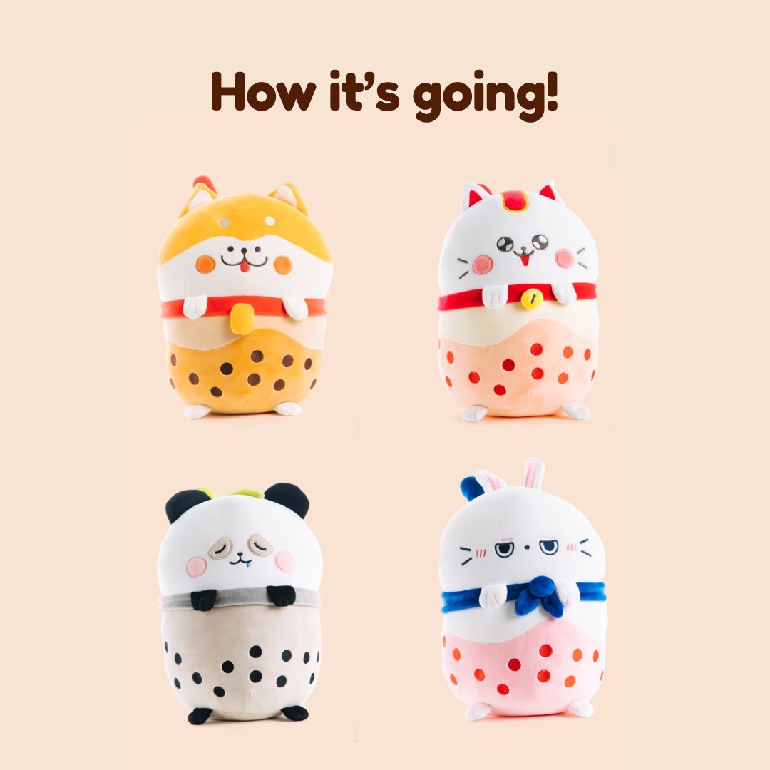 bobamonofficial's tweet photo. How it started > How it's going ๐ผ๐ฑ๐ฐ๐ถ
#bobamon #bobatea #boba #milktea #plushie https://t.co/rfScVFIxRb